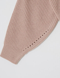 ハーフジップアップパンチングニット5色