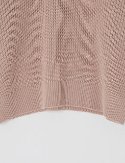 ハーフジップアップパンチングニット5色