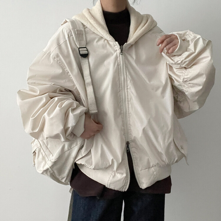 リバーシブルファージャンパー｜ジャンパー｜韓国ファッション