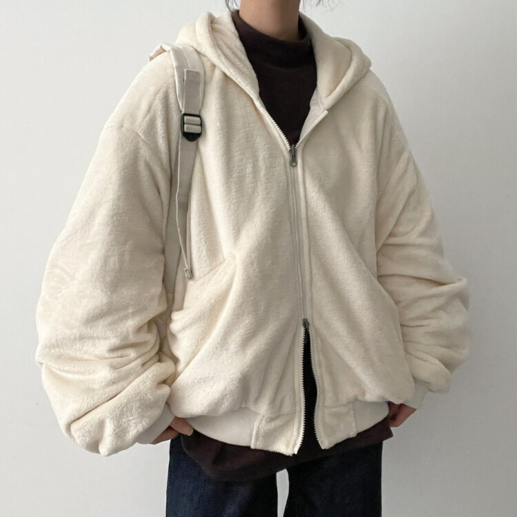 リバーシブルファージャンパー｜ジャンパー｜韓国ファッション