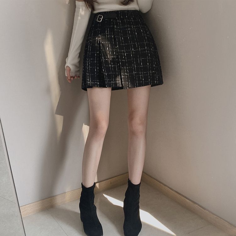 サイドプリーツツイードミニスカート SNIDEL｜サイドプリーツツイードミニスカート | Rakuten Fashion(楽天