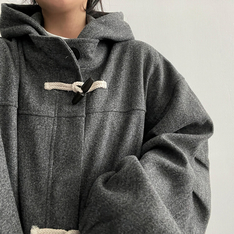 フードロングダッフルコート｜コート｜韓国ファッション通販 SONA