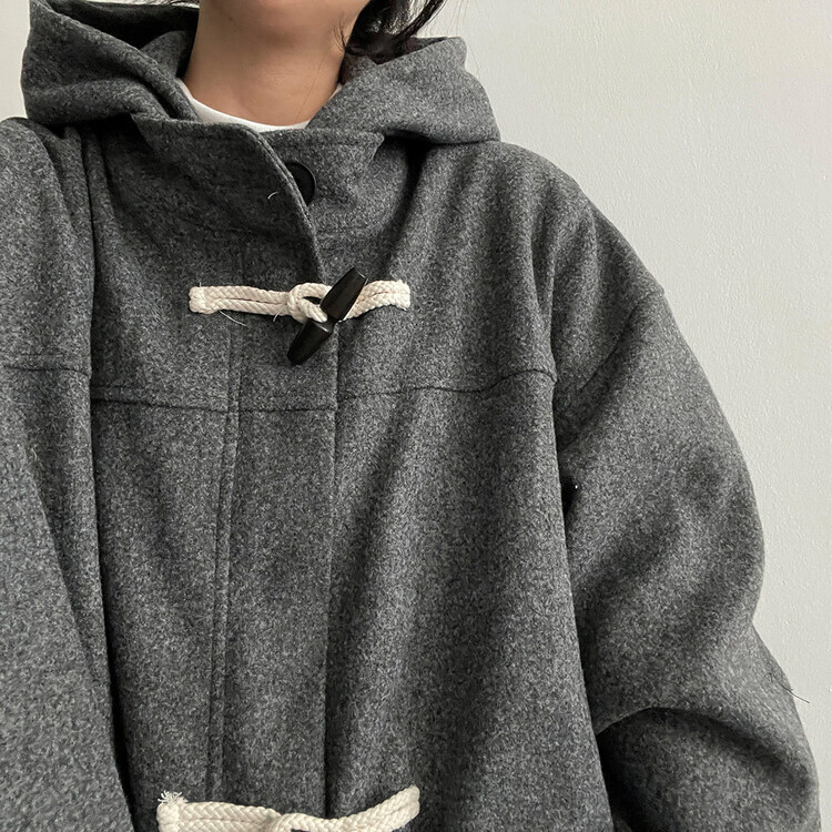 フードロングダッフルコート｜コート｜韓国ファッション通販 SONA