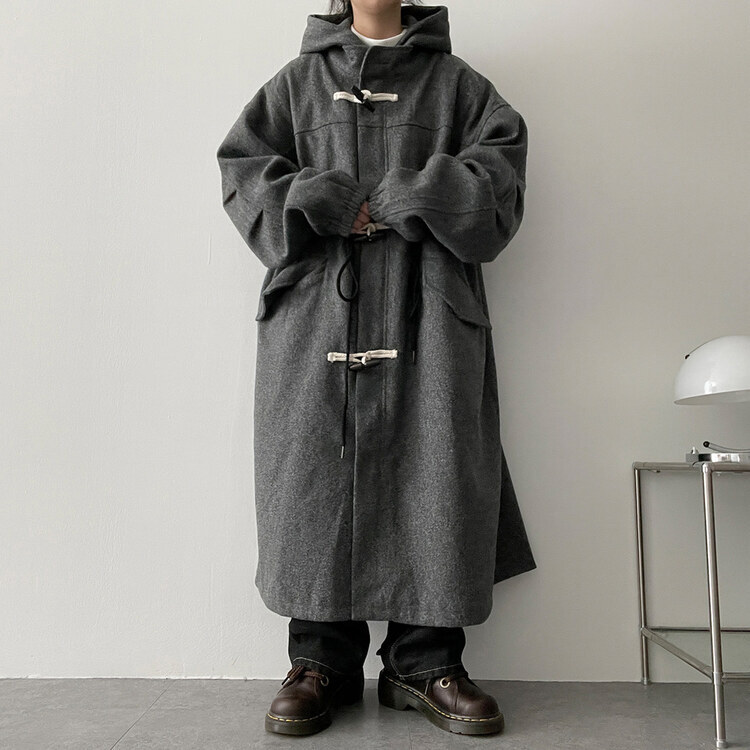 フードロングダッフルコート｜コート｜韓国ファッション通販 SONA