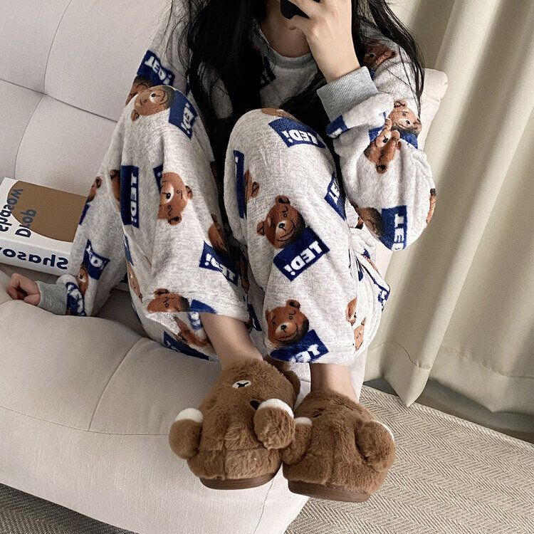 モコモコパジャマセット6種｜ツーピース｜韓国ファッション通販 SONA