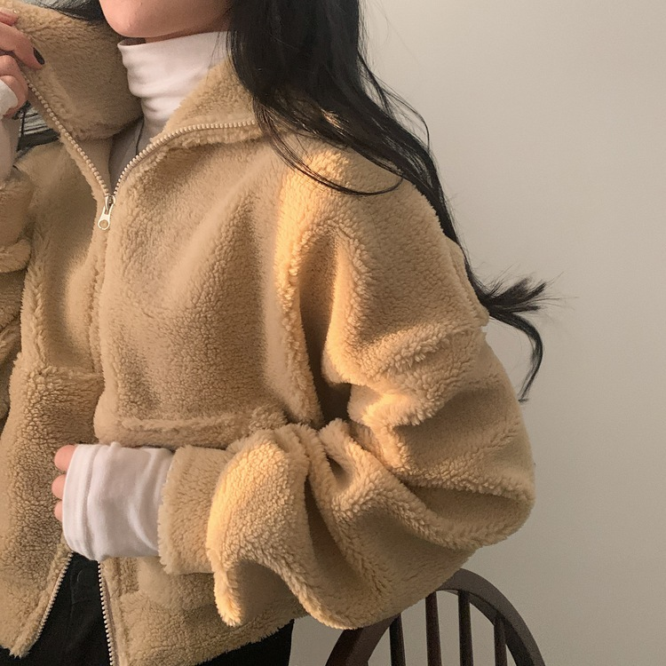 핫팩 양털 투웨이 후리스 밍크집업점퍼 4color