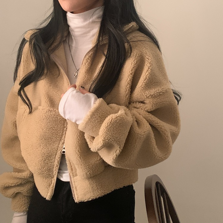 핫팩 양털 투웨이 후리스 밍크집업점퍼 4color