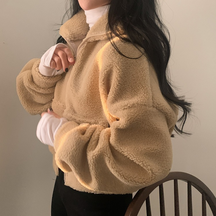 핫팩 양털 투웨이 후리스 밍크집업점퍼 4color