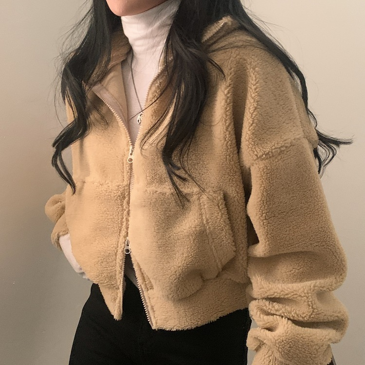 핫팩 양털 투웨이 후리스 밍크집업점퍼 4color