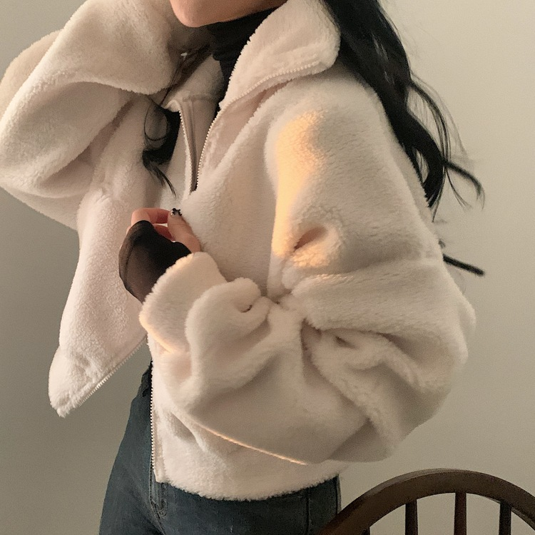 핫팩 양털 투웨이 후리스 밍크집업점퍼 4color