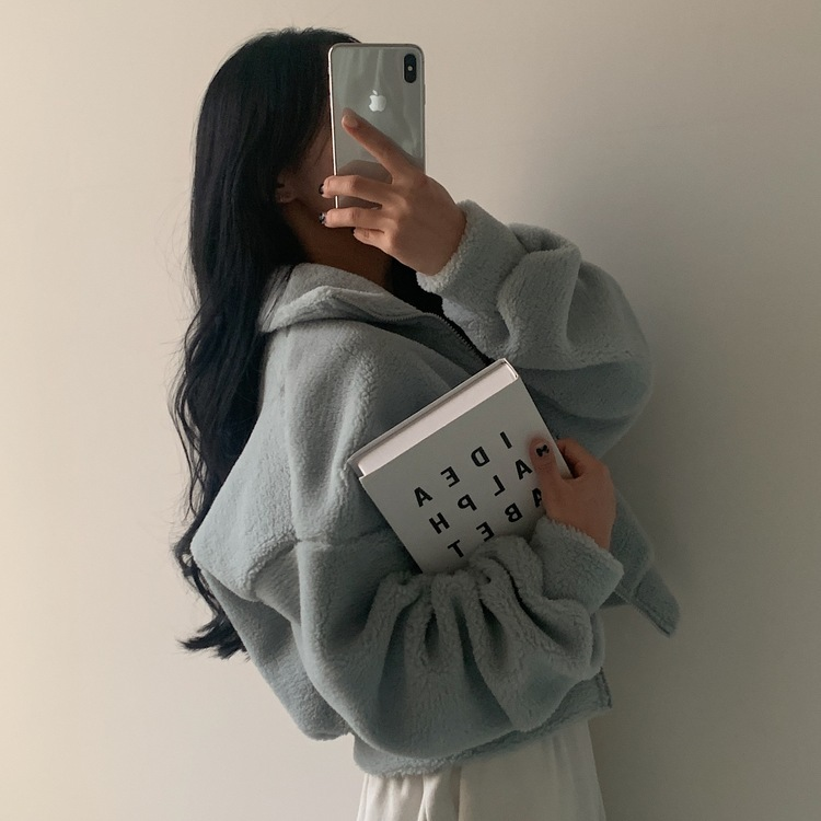 핫팩 양털 투웨이 후리스 밍크집업점퍼 4color