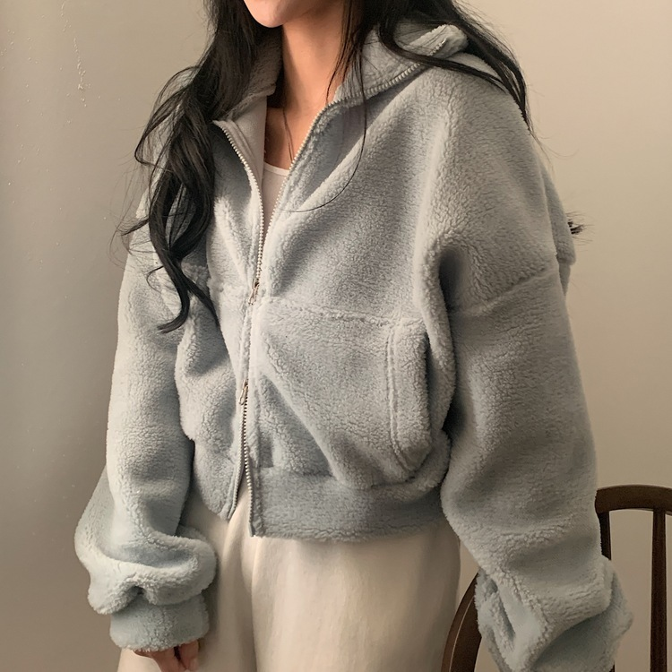 핫팩 양털 투웨이 후리스 밍크집업점퍼 4color