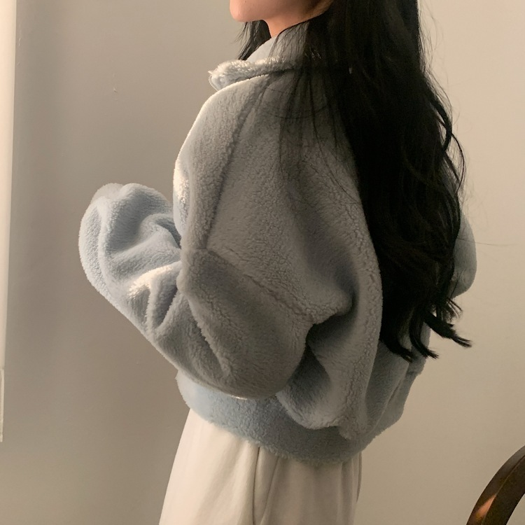 핫팩 양털 투웨이 후리스 밍크집업점퍼 4color