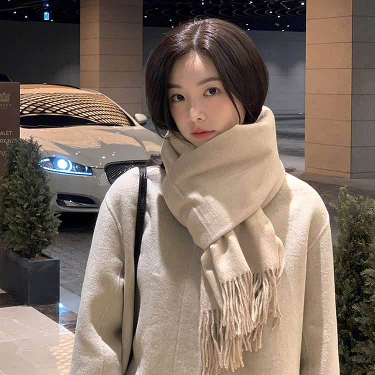 全24カラーロングマフラー  Beige