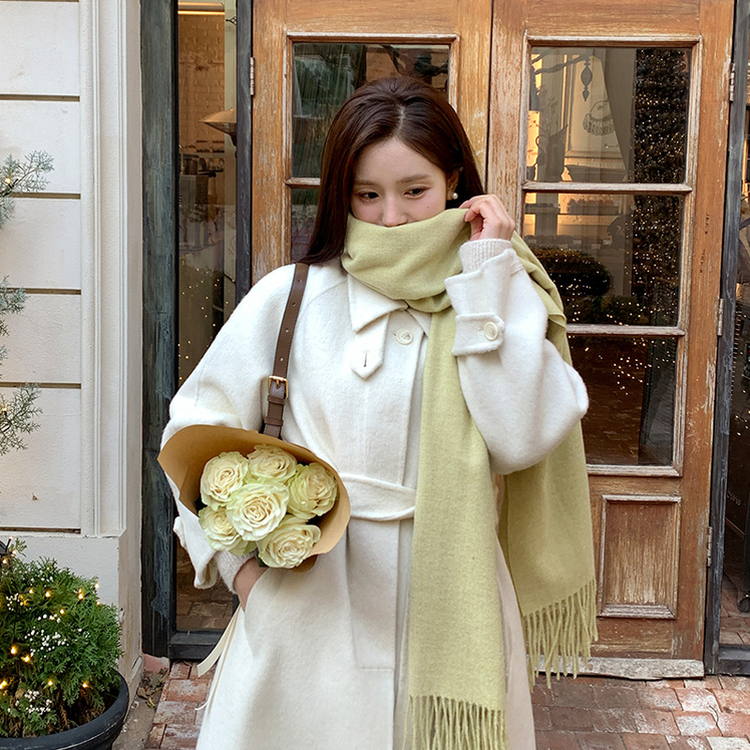 全24カラーロングマフラー  Light Green