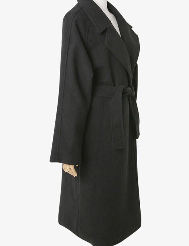 SJP4247 ビッグカラーストラップロングコート コート - SONA