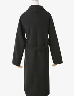 ビッグカラーストラップロングコート｜コート｜韓国ファッション通販 SONA