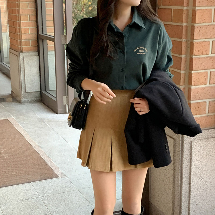 コーデュロイプリーツスカート｜ミニスカート｜韓国ファッション通販 SONA