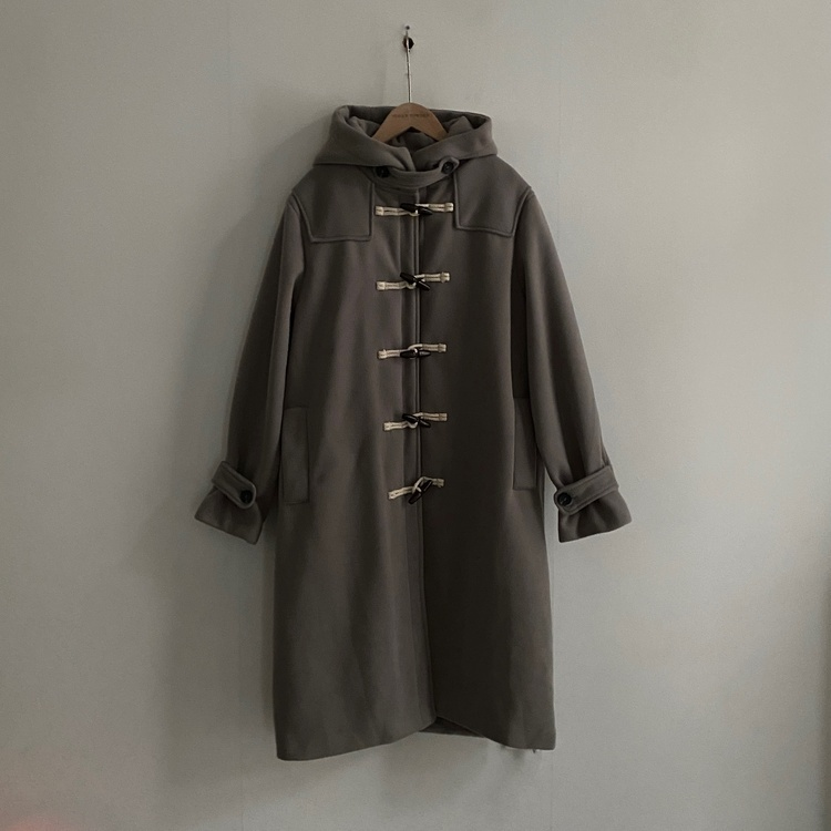 라쿤 누빔 떡볶이 후드 코트자켓 2color