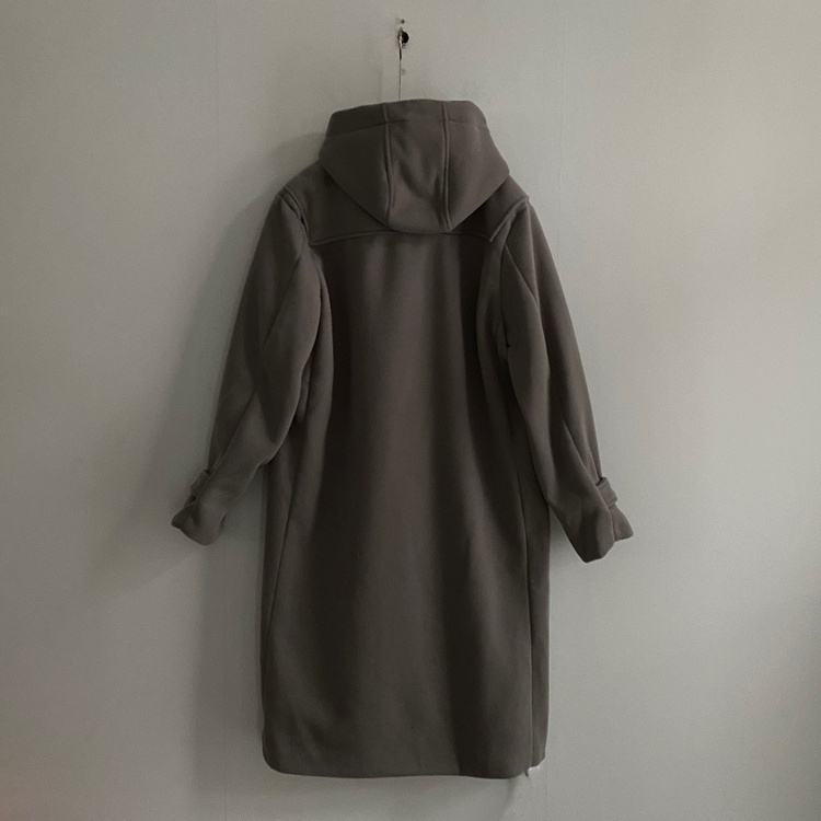 라쿤 누빔 떡볶이 후드 코트자켓 2color