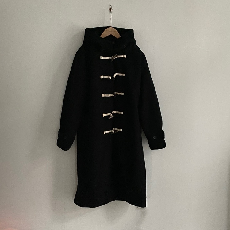 라쿤 누빔 떡볶이 후드 코트자켓 2color