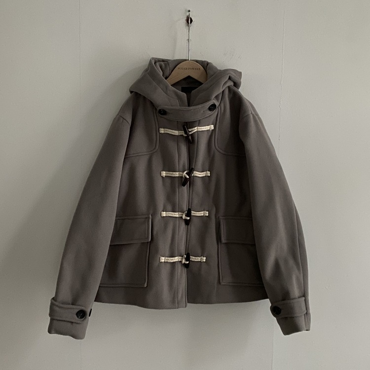 라쿤 누빔 떡볶이 후드 코트자켓 2color