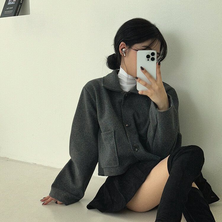 ビッグポケットクロップジャケット｜ジャケット｜韓国