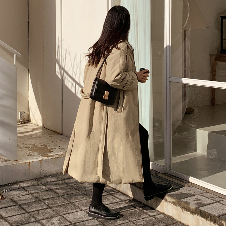 ベルト付き中綿ロングコート｜コート｜韓国ファッション通販 SONA