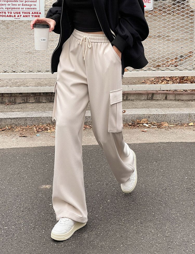 [2WAY/SHORT/BASIC/LONG]カーゴパンツ BEIGE