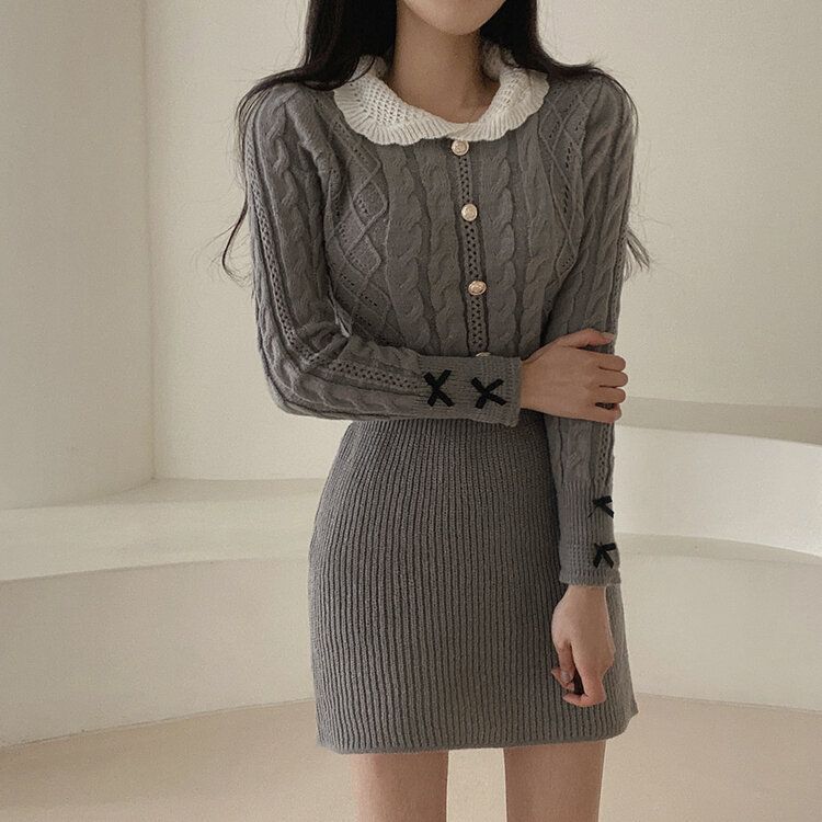 ヴィンテージ　レース　ミニワンピース 動画あり】スカイブルー総レース半袖ミニワンピース | nite.nite