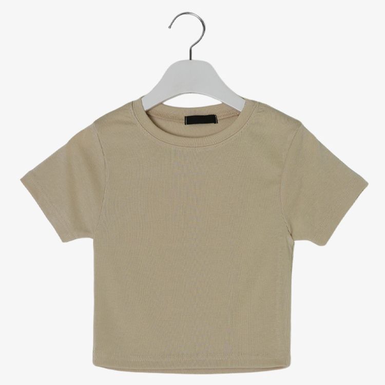 半袖Tシャツ (再入荷)ショートクロップTシャツ