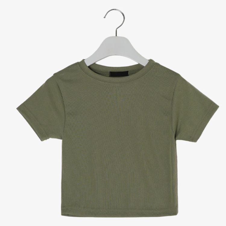 半袖Tシャツ (再入荷)ショートクロップTシャツ