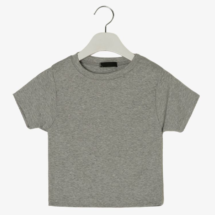 半袖Tシャツ (再入荷)ショートクロップTシャツ