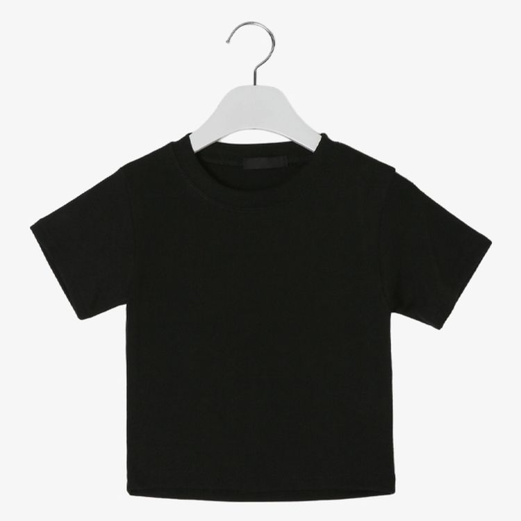 半袖Tシャツ (再入荷)ショートクロップTシャツ