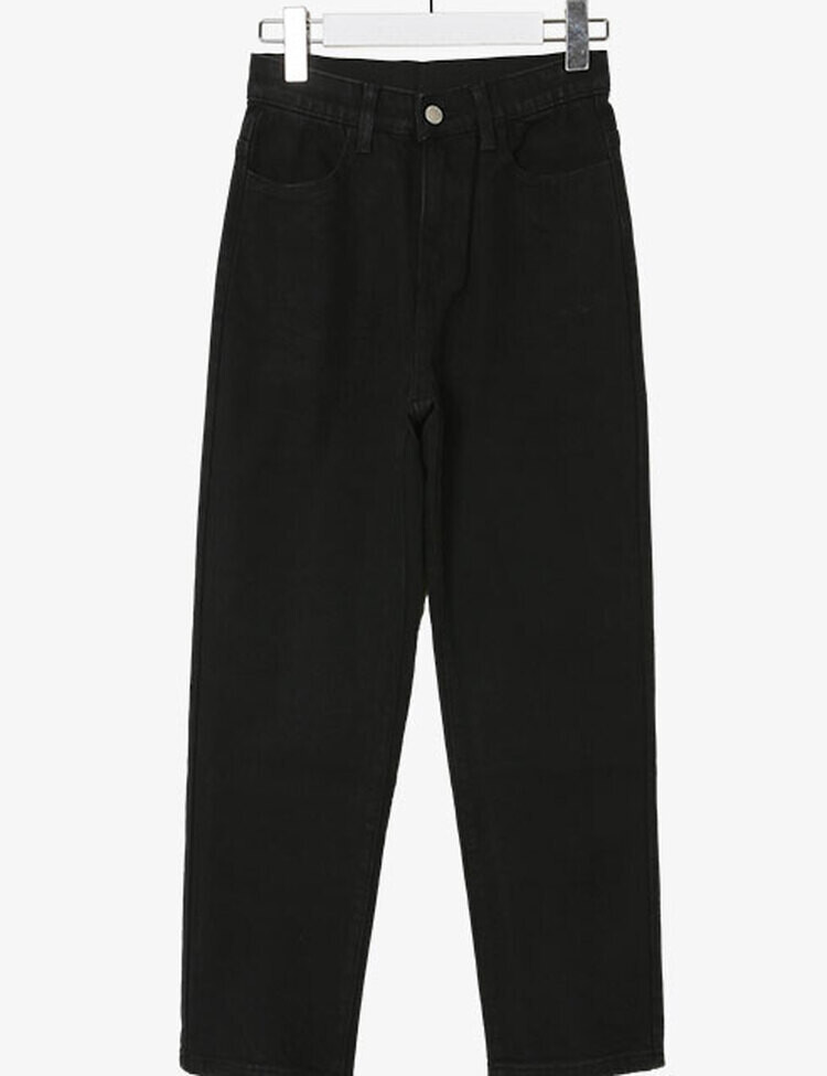 [숏,기본,롱~2XL]슬림 일자 밴딩 데님 팬츠(4color)