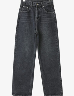 [ビンテージ!しっかり!]ワイドフィットデニムパンツ