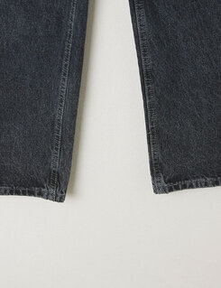 [ビンテージ!しっかり!]ワイドフィットデニムパンツ