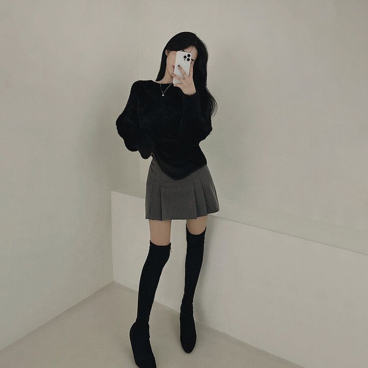 [SET]アンゴラボレロ+キャミソール