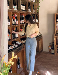 [만능셔츠/숏,롱] 매년 꺼내입는 베이직 셔츠 옐로우