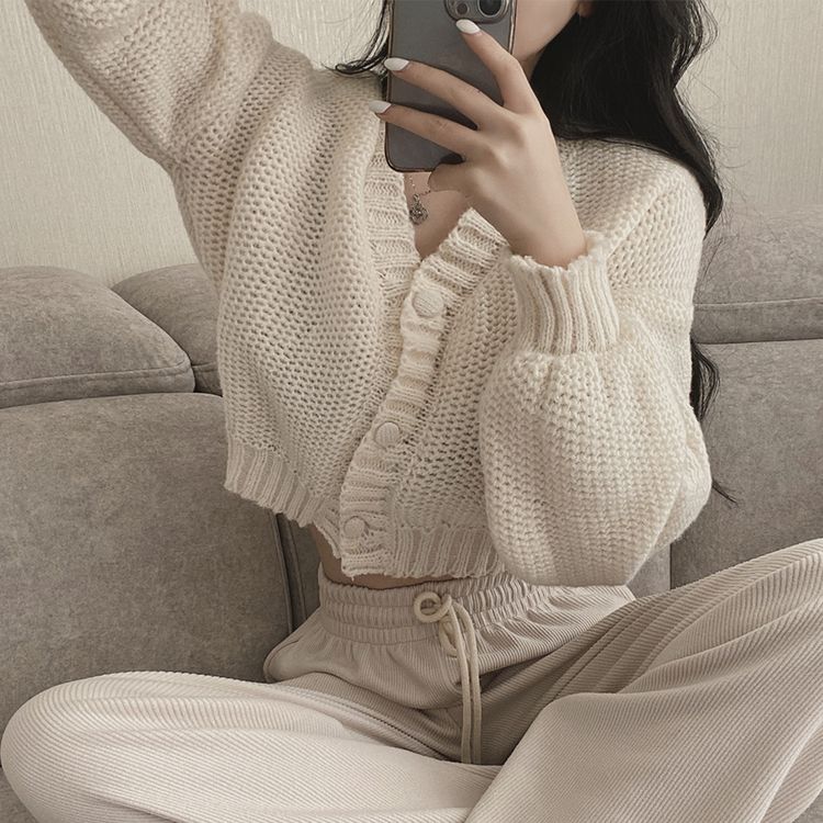 ♡万能Vネックロングニットカーディガン セール】【累計販売枚数1万枚突破！】Vネックロングシャギー