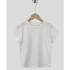 ベーシックスリムクロップTシャツ