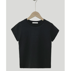 ベーシックスリムクロップTシャツ