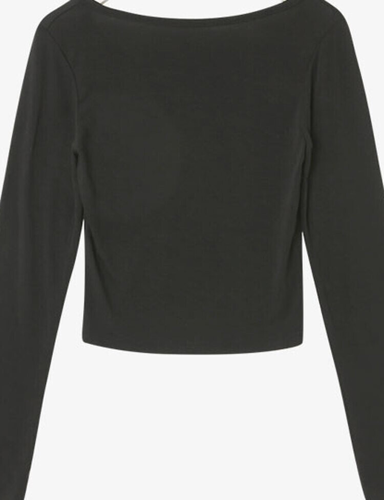 [기획] 쫀쫀 여리핏 유넥 크롭 티셔츠