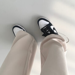 ロングパンツ 2WAYカーゴゴムパンツ ベージュ