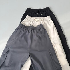 ロングパンツ 2WAYカーゴゴムパンツ