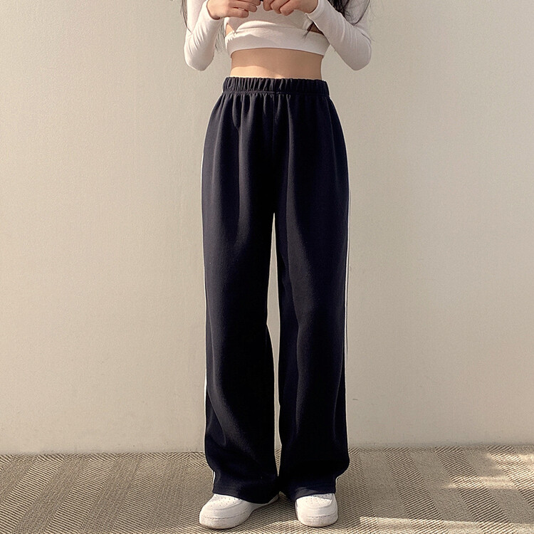 두줄 와이드 트레이닝 팬츠 6color 진곤