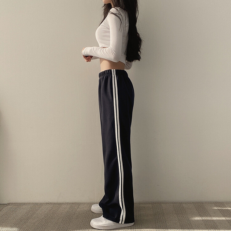 두줄 와이드 트레이닝 팬츠 6color 진곤