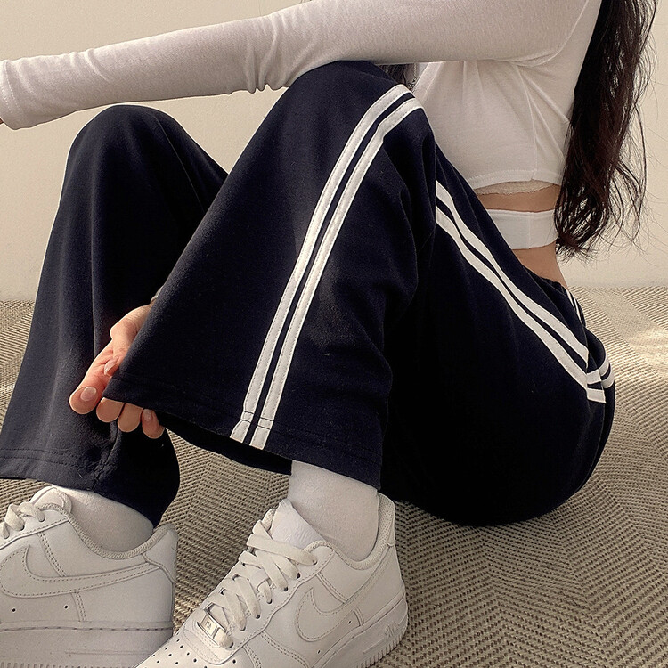 두줄 와이드 트레이닝 팬츠 6color 진곤