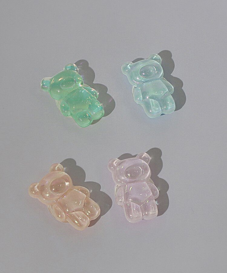 ベアーモチーフスマホグリップトック