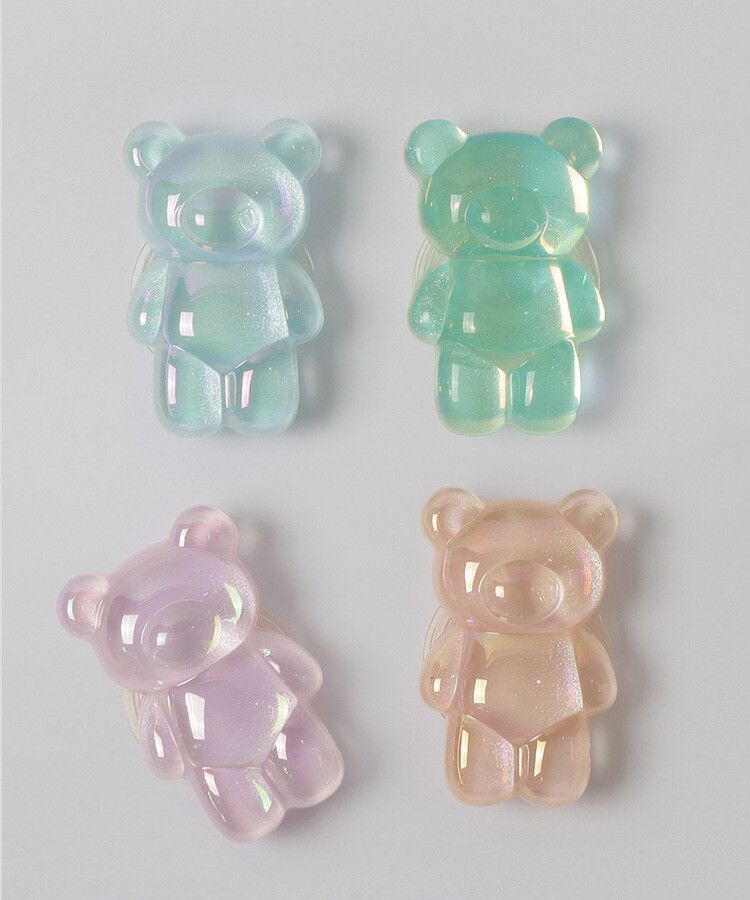 ベアーモチーフスマホグリップトック